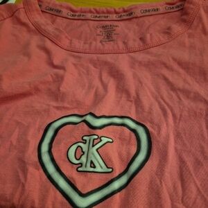 Calvin Klein Kids Coral Heart Tee